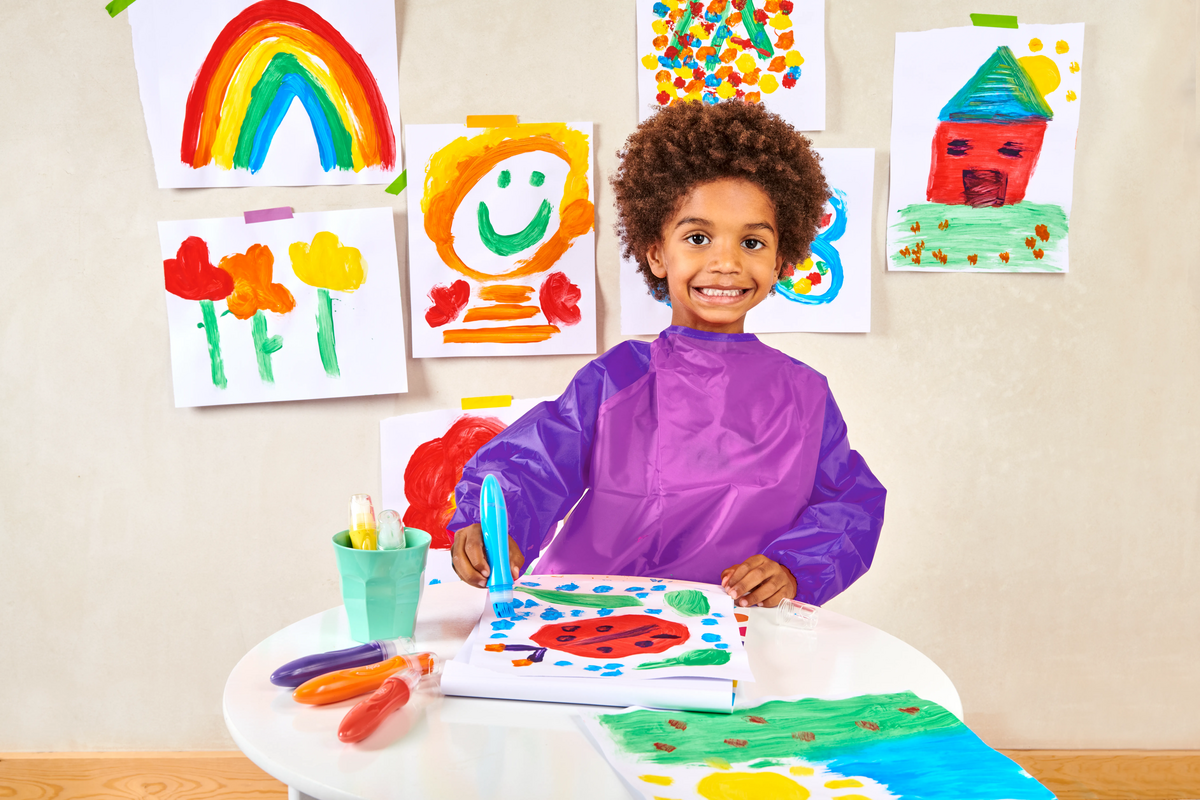 Easy Squeezy: Squeezable Poster Paint Brushes