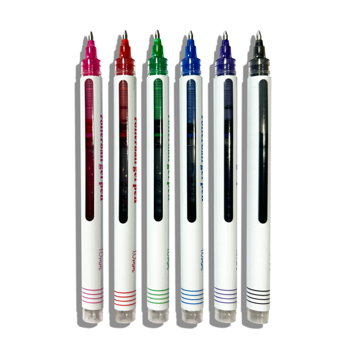 Seriously: Smooth Rollerball Gel Pens (Set of 6)