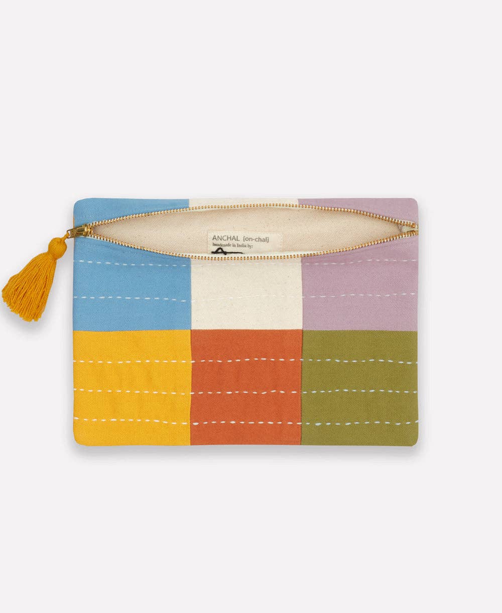 Checkered Pouch