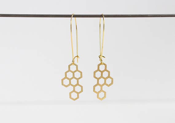 Honeycomb Earrings | Small