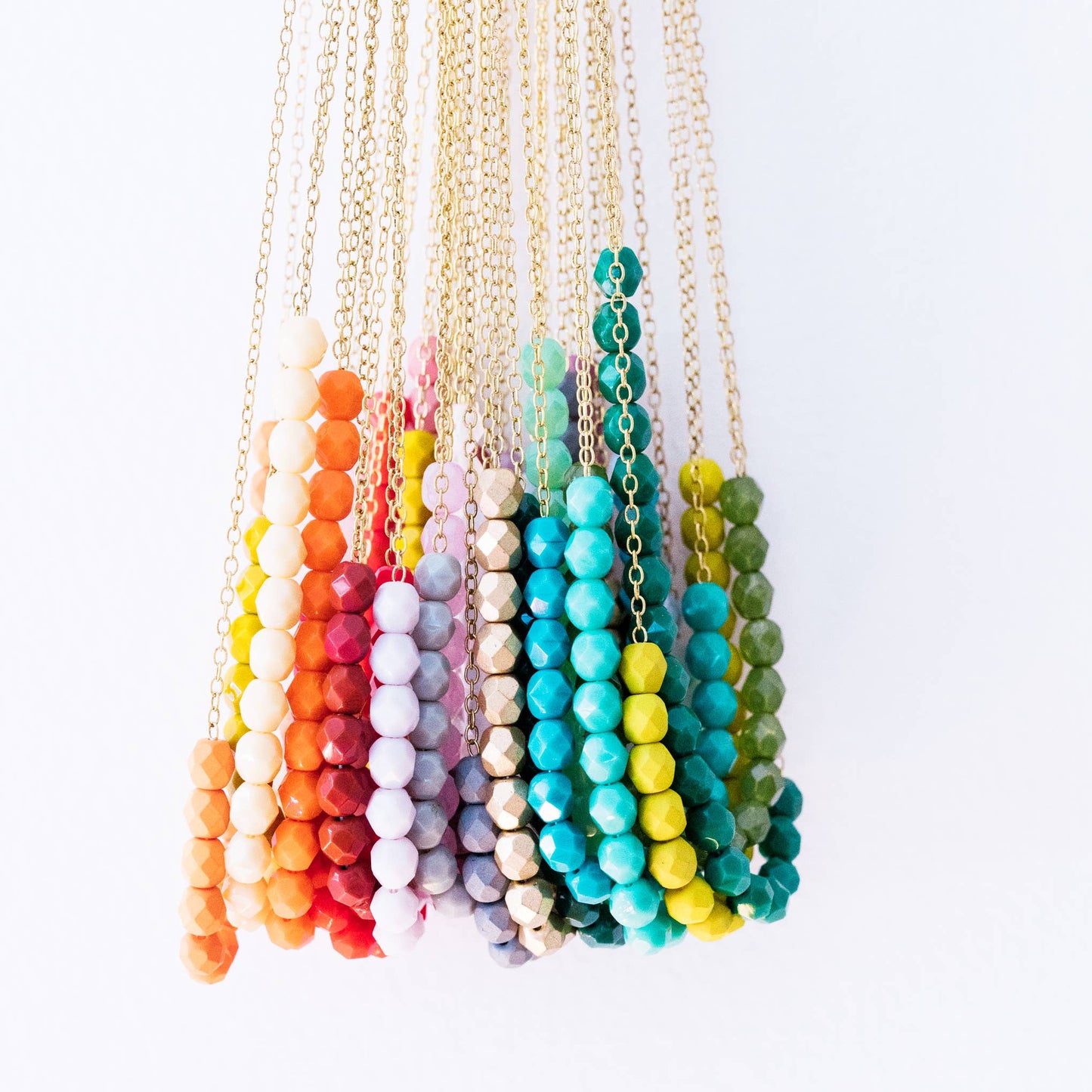 Colorful Glass Bead Necklace