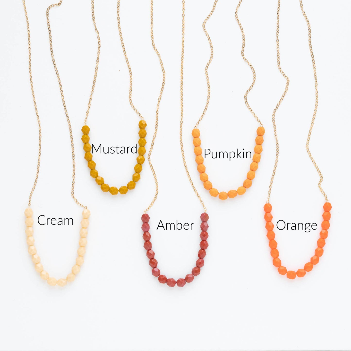 Colorful Glass Bead Necklace