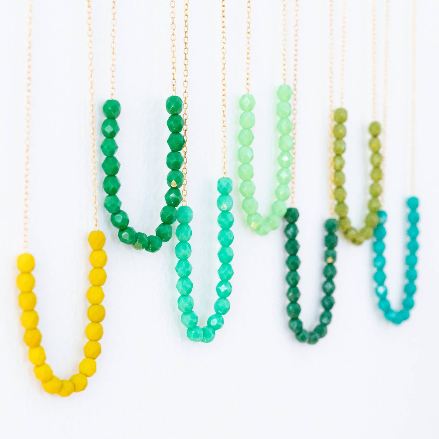Colorful Glass Bead Necklace