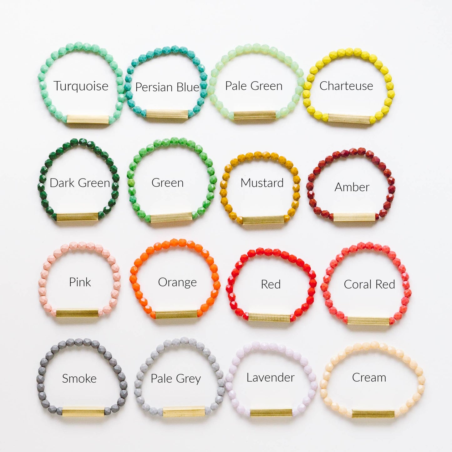 Colorful Happy Bead Bracelets