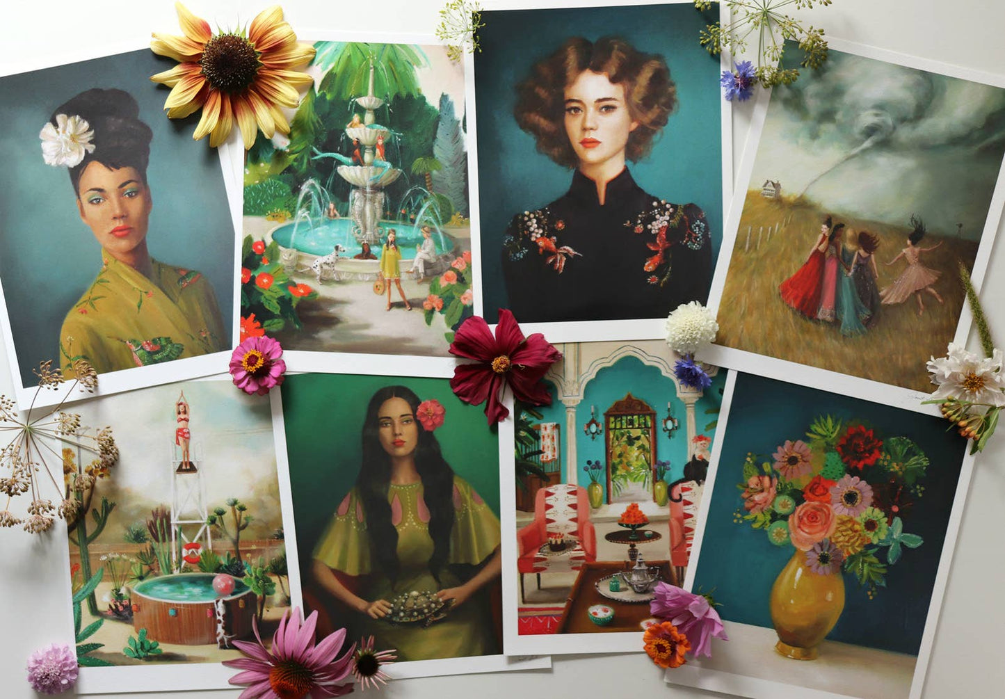 Ladybirds Art Print by Janet Hill