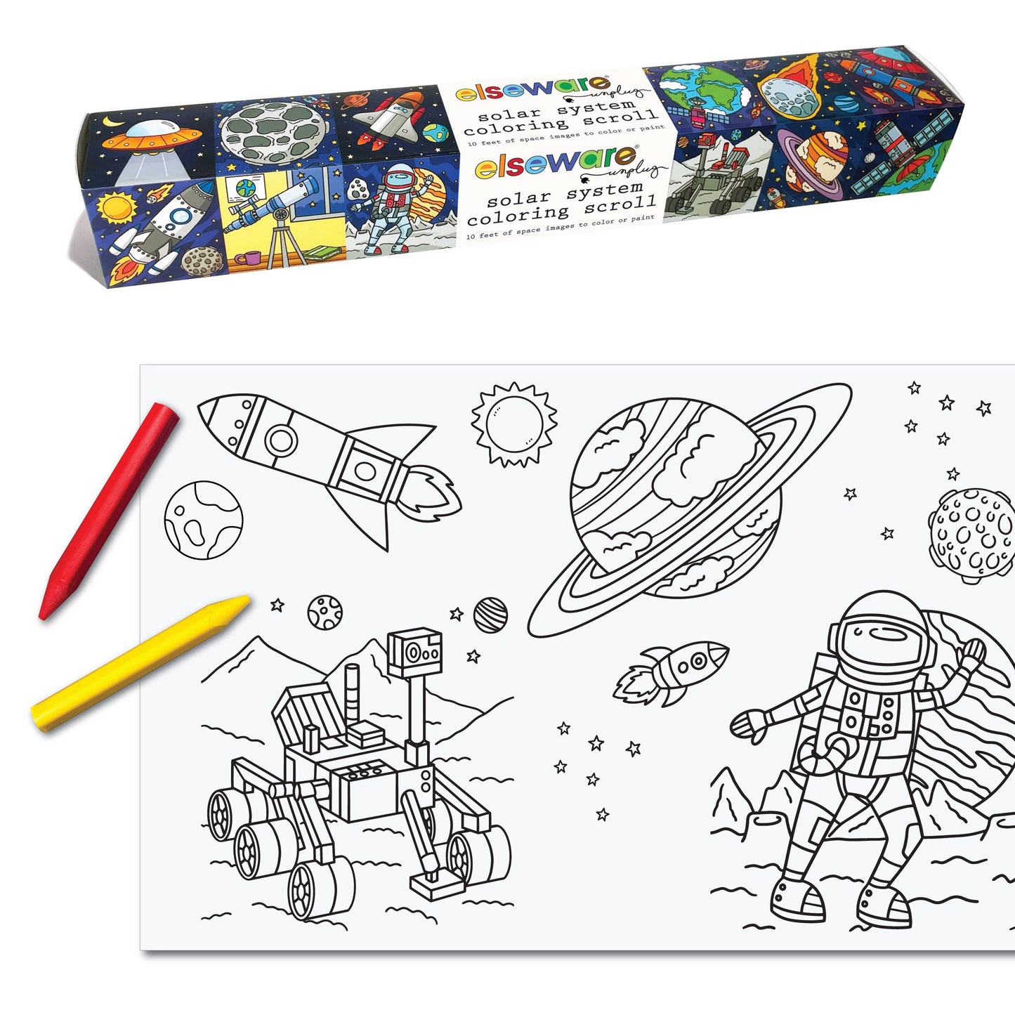 Coloring Scrolls from Elseware Unplug