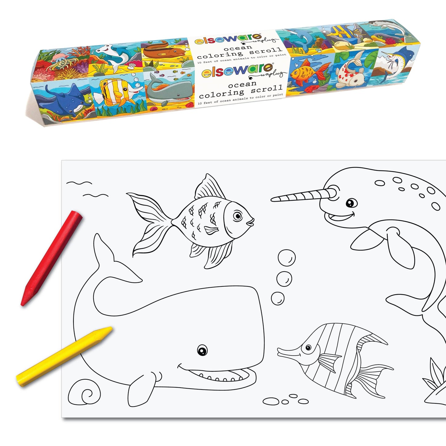 Coloring Scrolls from Elseware Unplug
