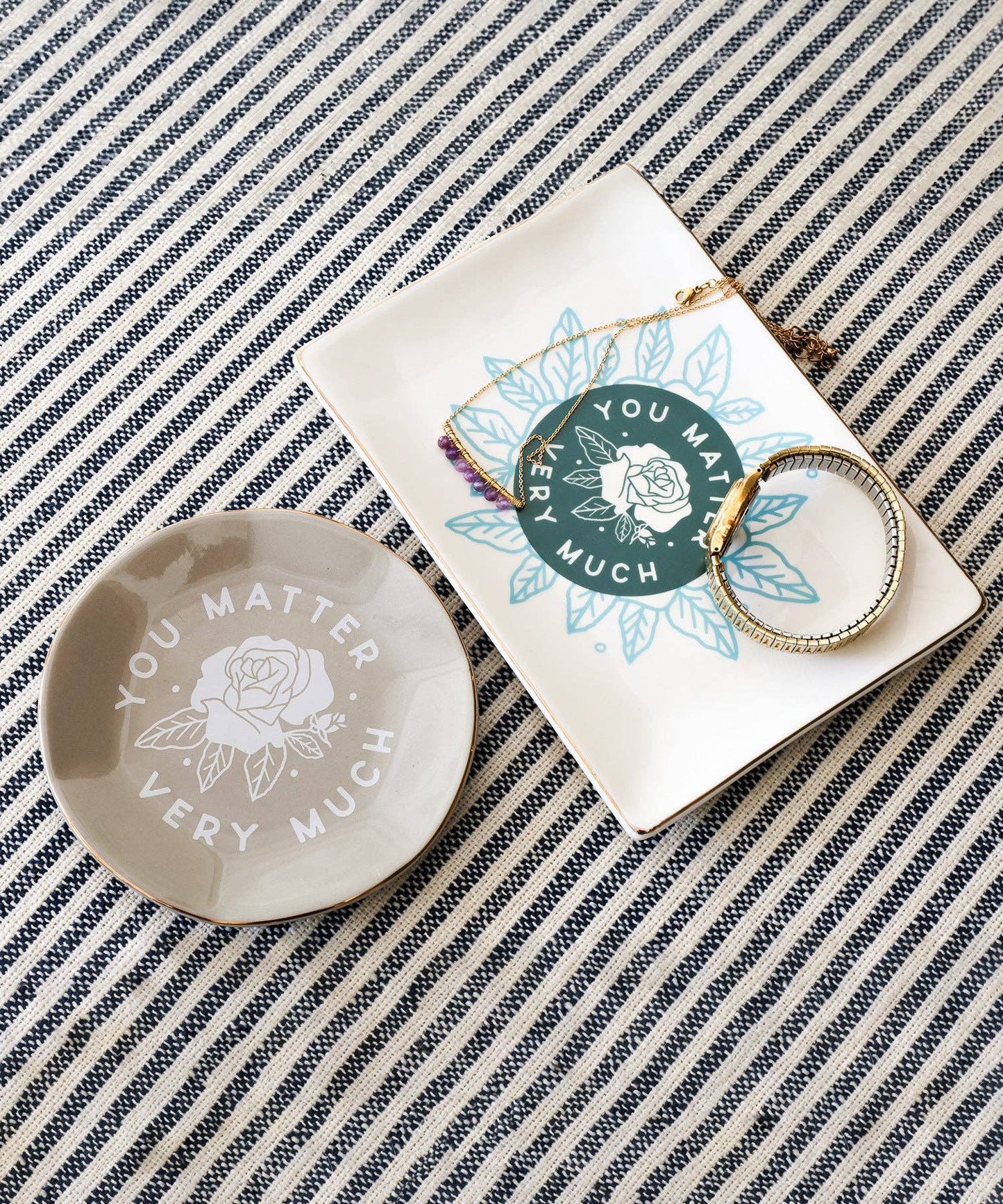 You Matter Reminder Wavy Catchall Tray
