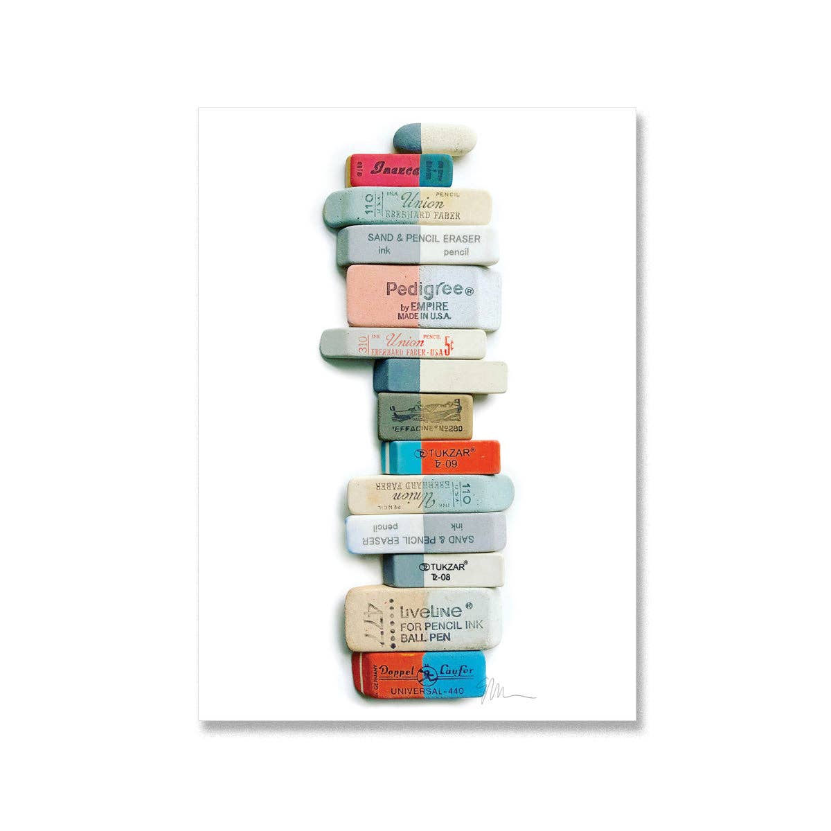 Eraser Arrangement No. 3 Postcard