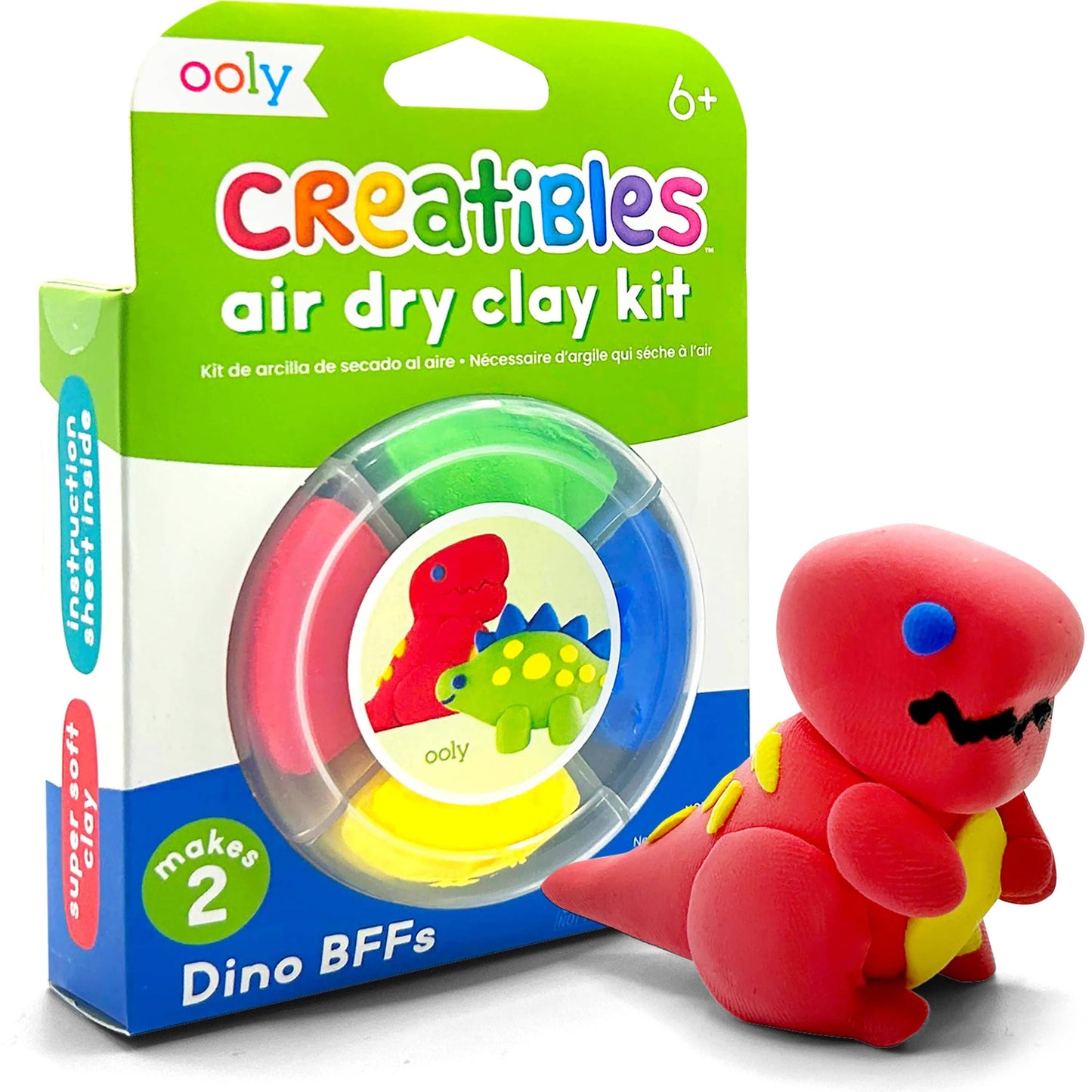 Creatibles D.I.Y. Air-Dry Clay Kit: Dino. BFFs.