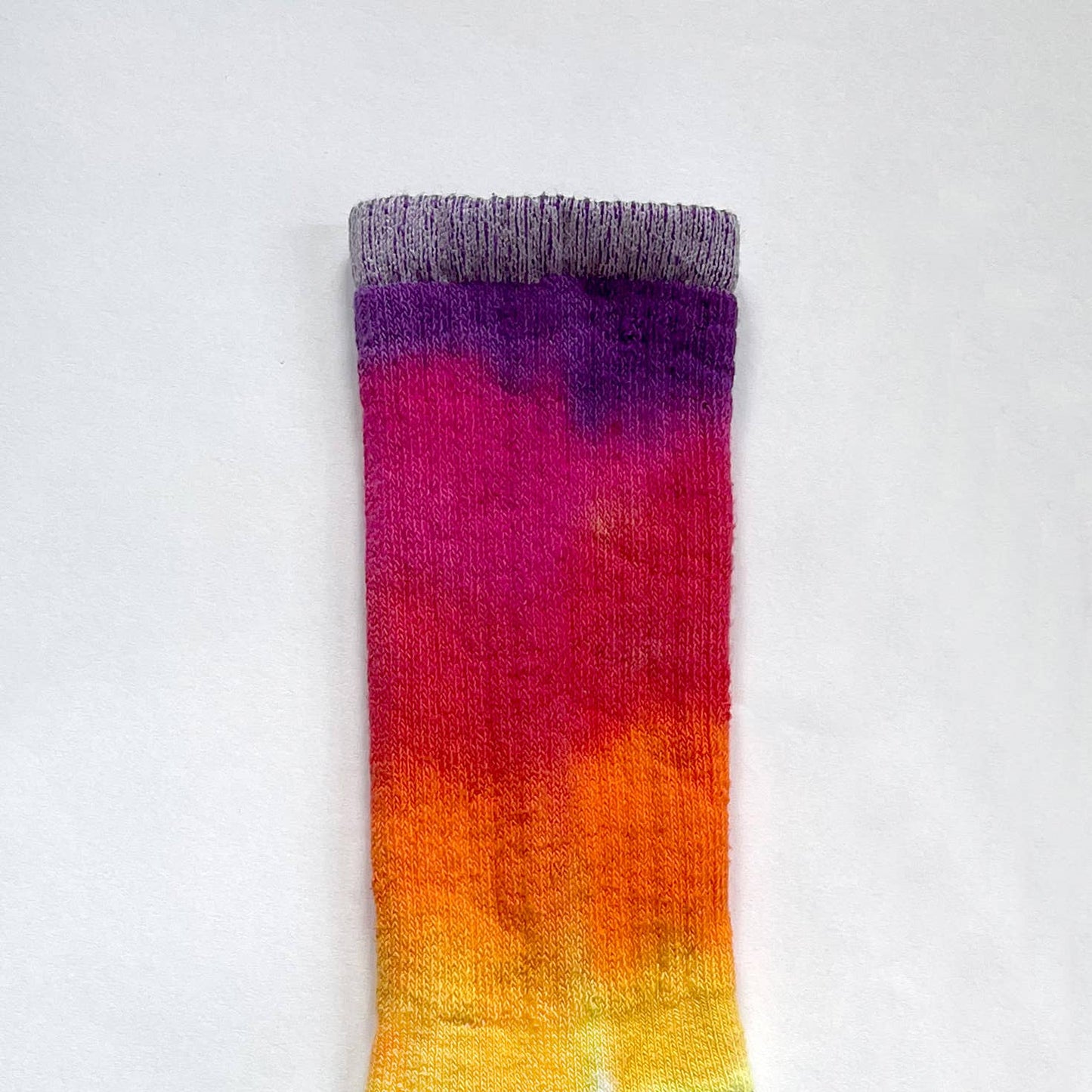 Rainbow Hand-dyed XL Sock