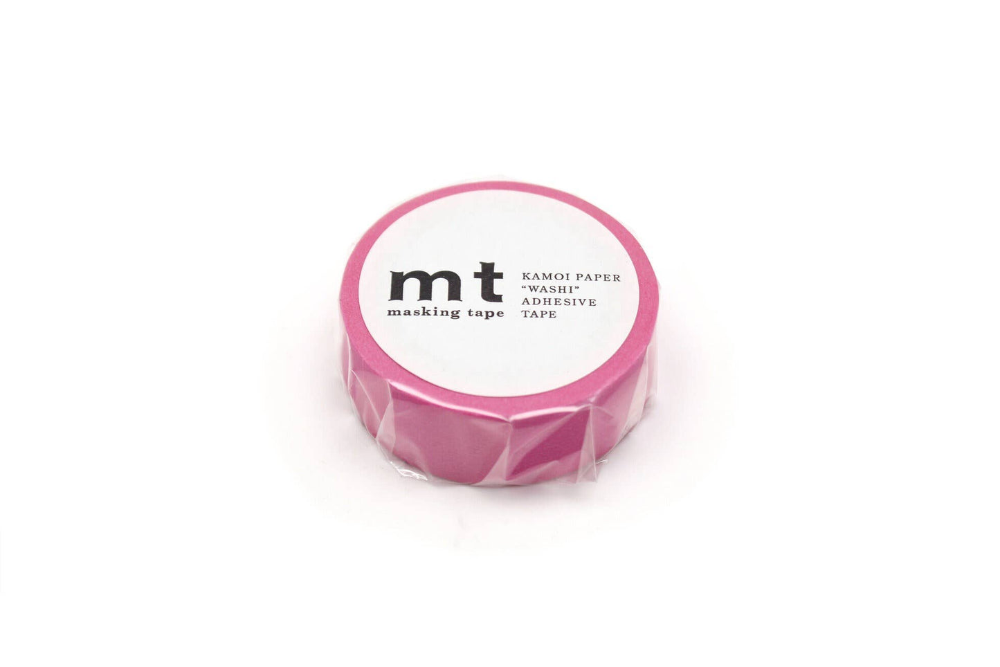 Matte Pink Solid Washi Tape.