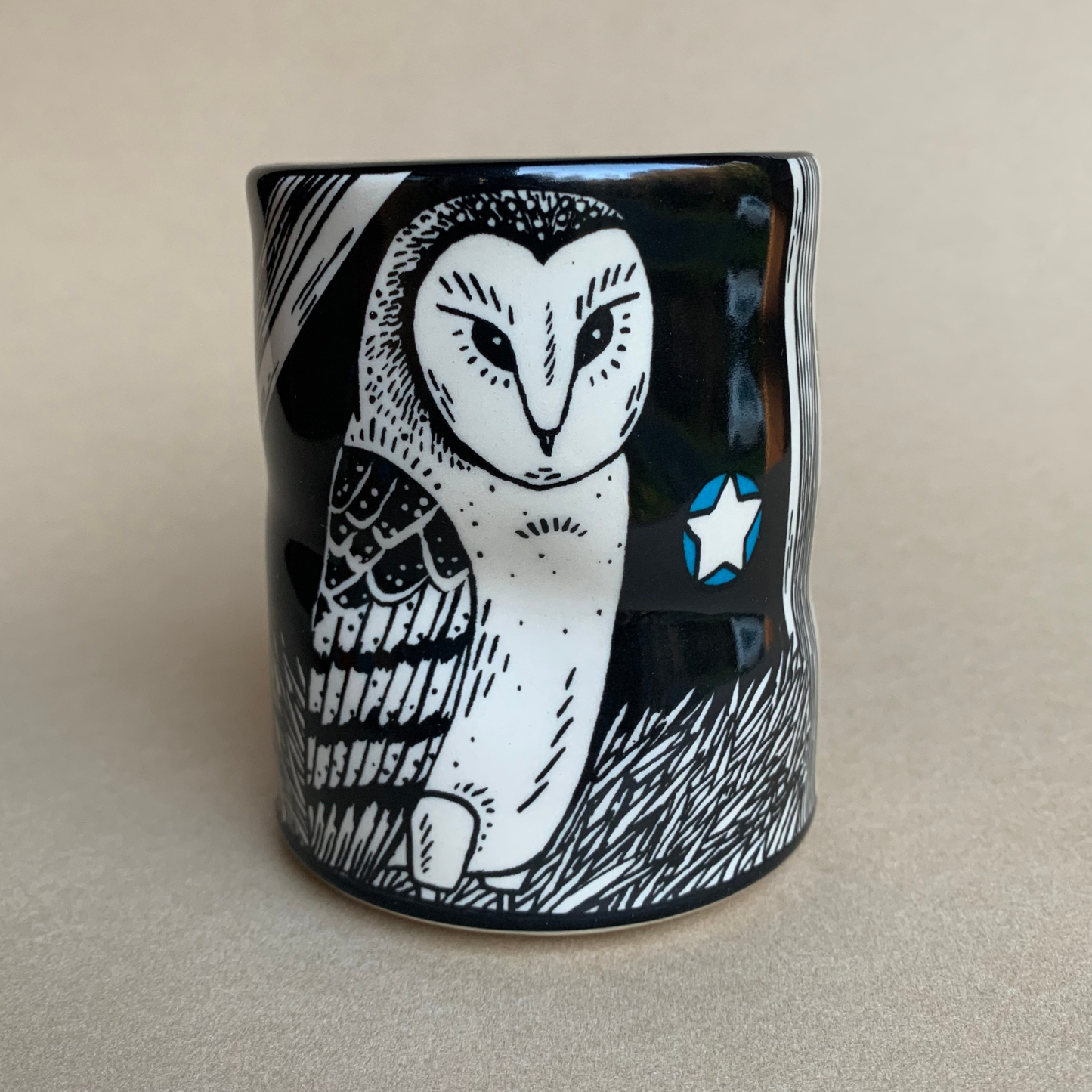 Lucky Barn Owl Cup - Large