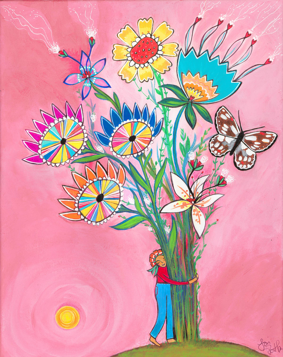 Flowers for You Print by Lori Portka