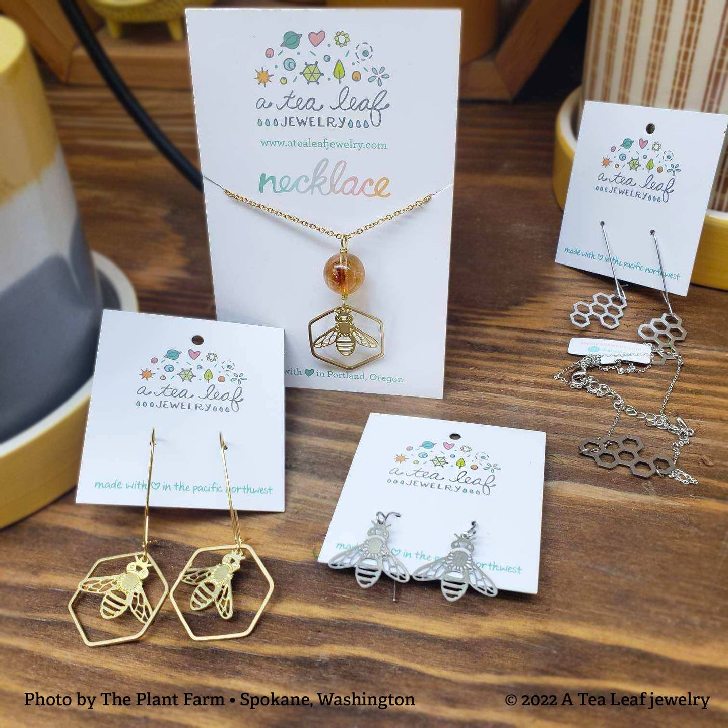 Honeycomb Earrings | Small