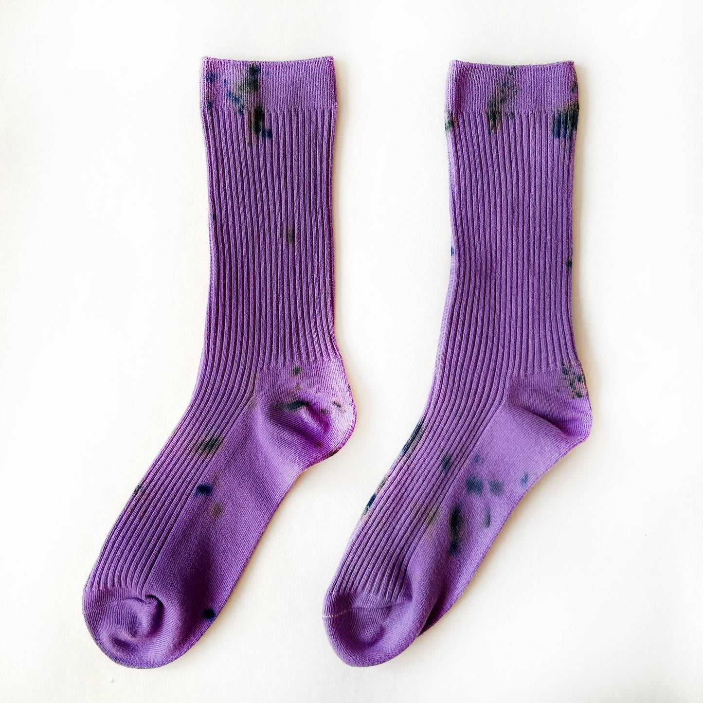 Grape Hand-dyed Dressy Socks (Women's)