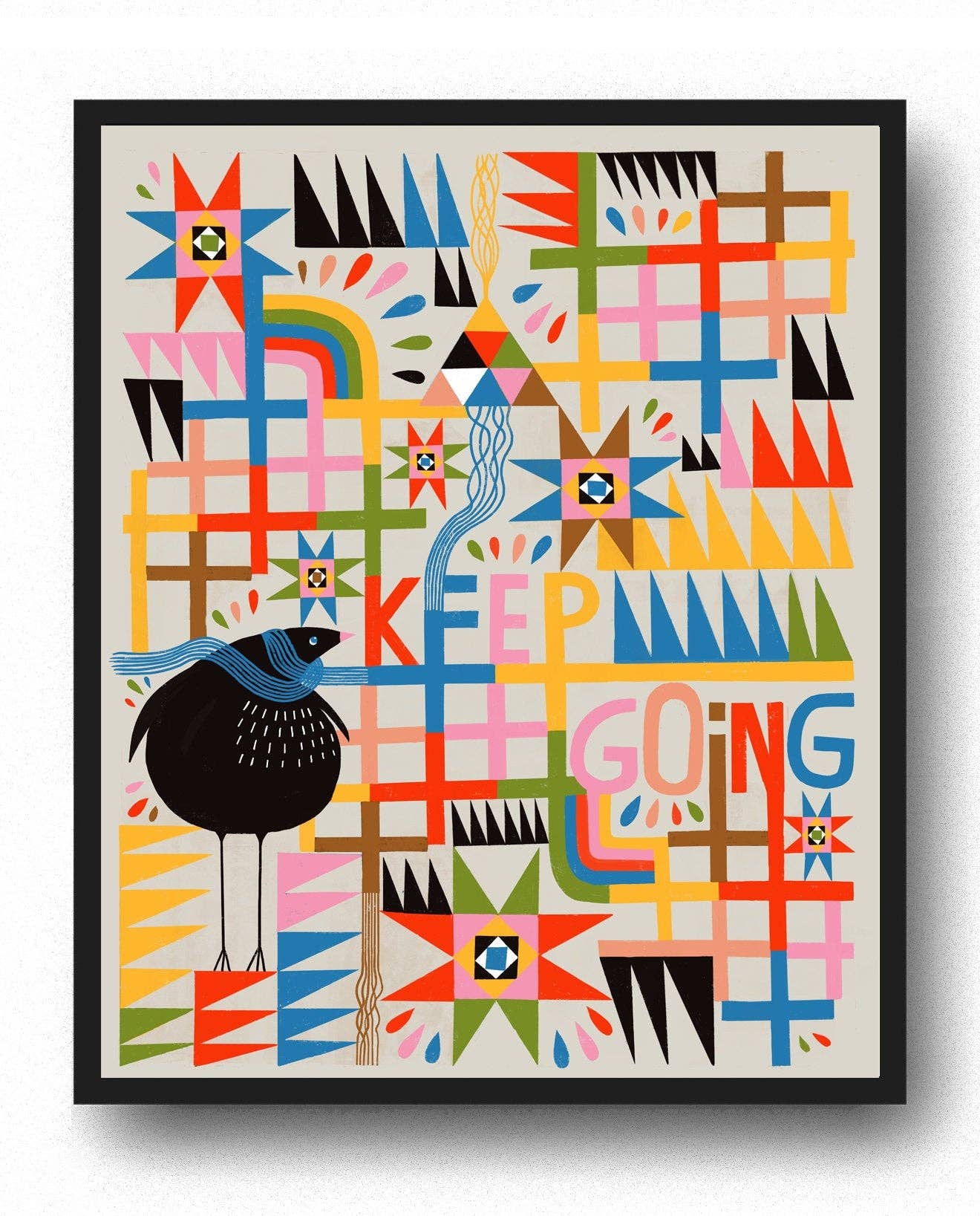 Keep Going - Art Print by Lisa Congdon