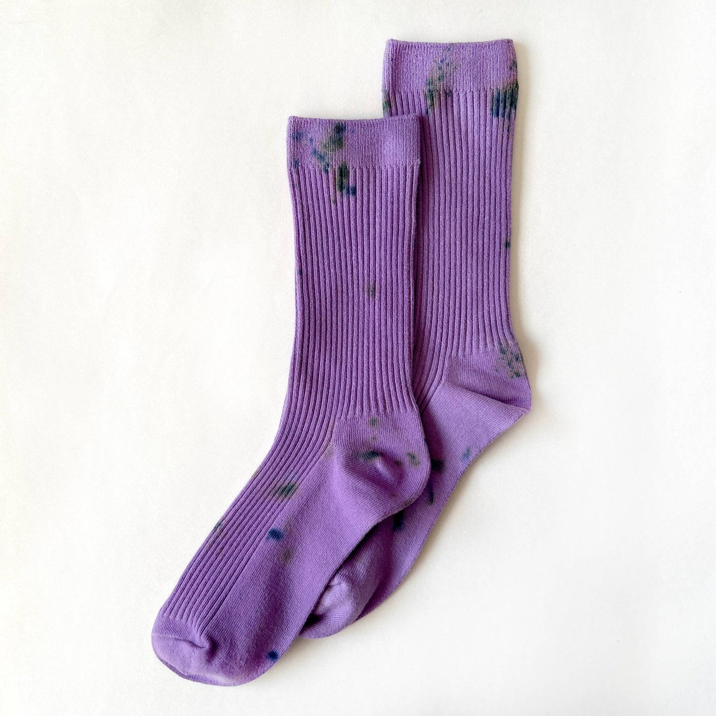 Grape Hand-dyed Dressy Socks (Women's)