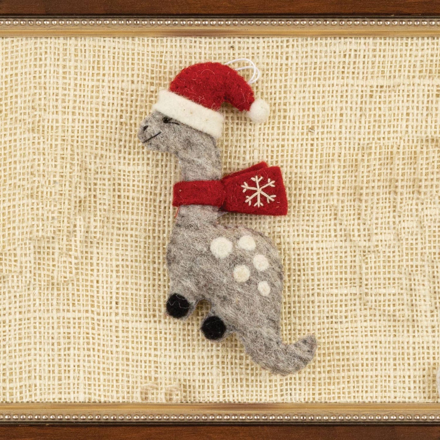 Snowflake Dinosaur Ornament