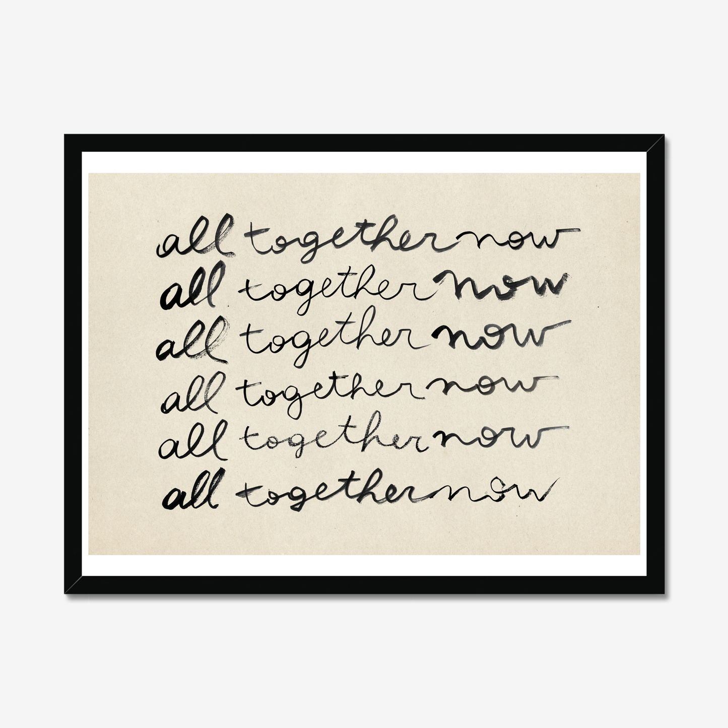 All Together Now Fine Art Print