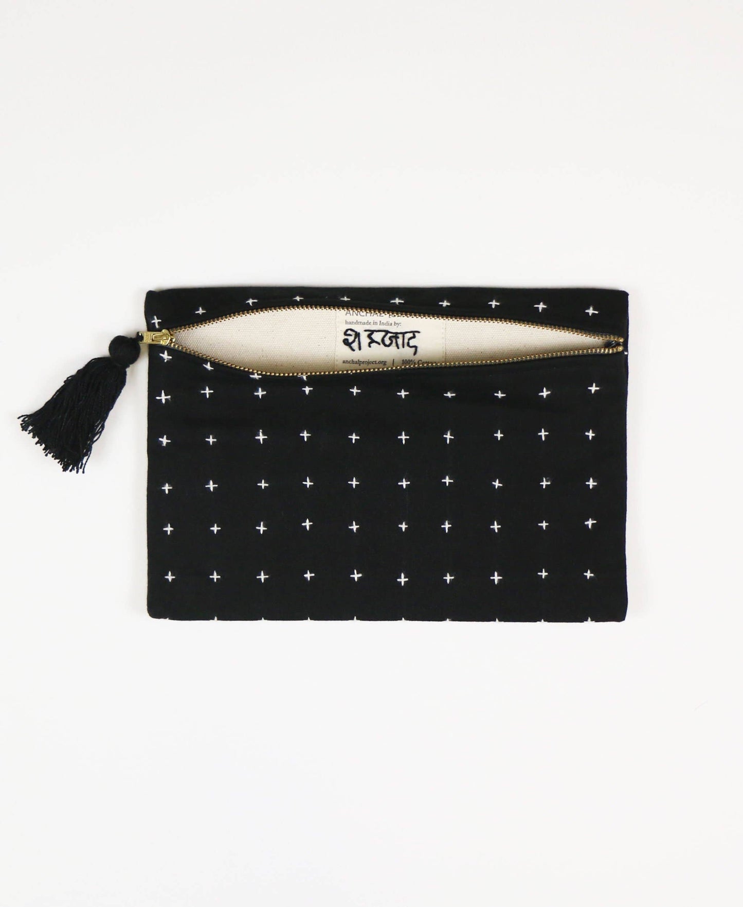 Cross-Stitch Pouch Clutch