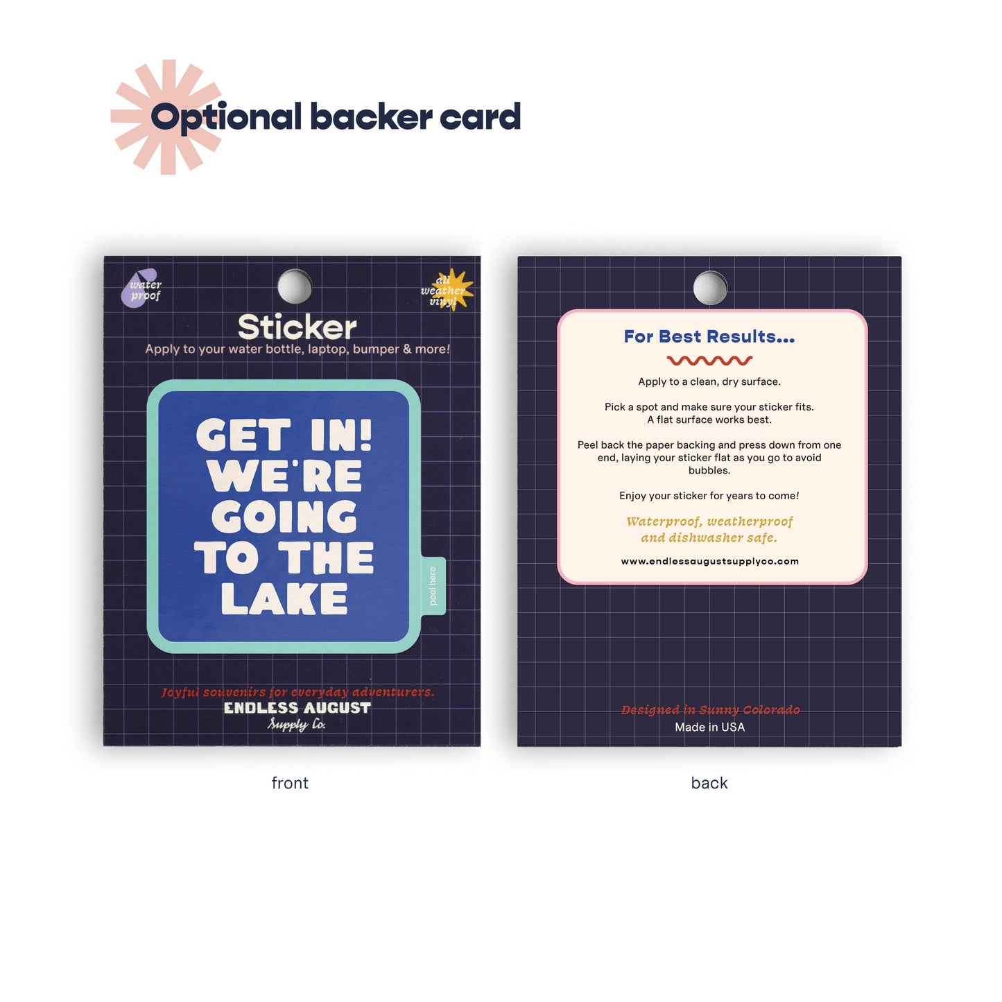 Get In! We're Going To The Lake Sticker
