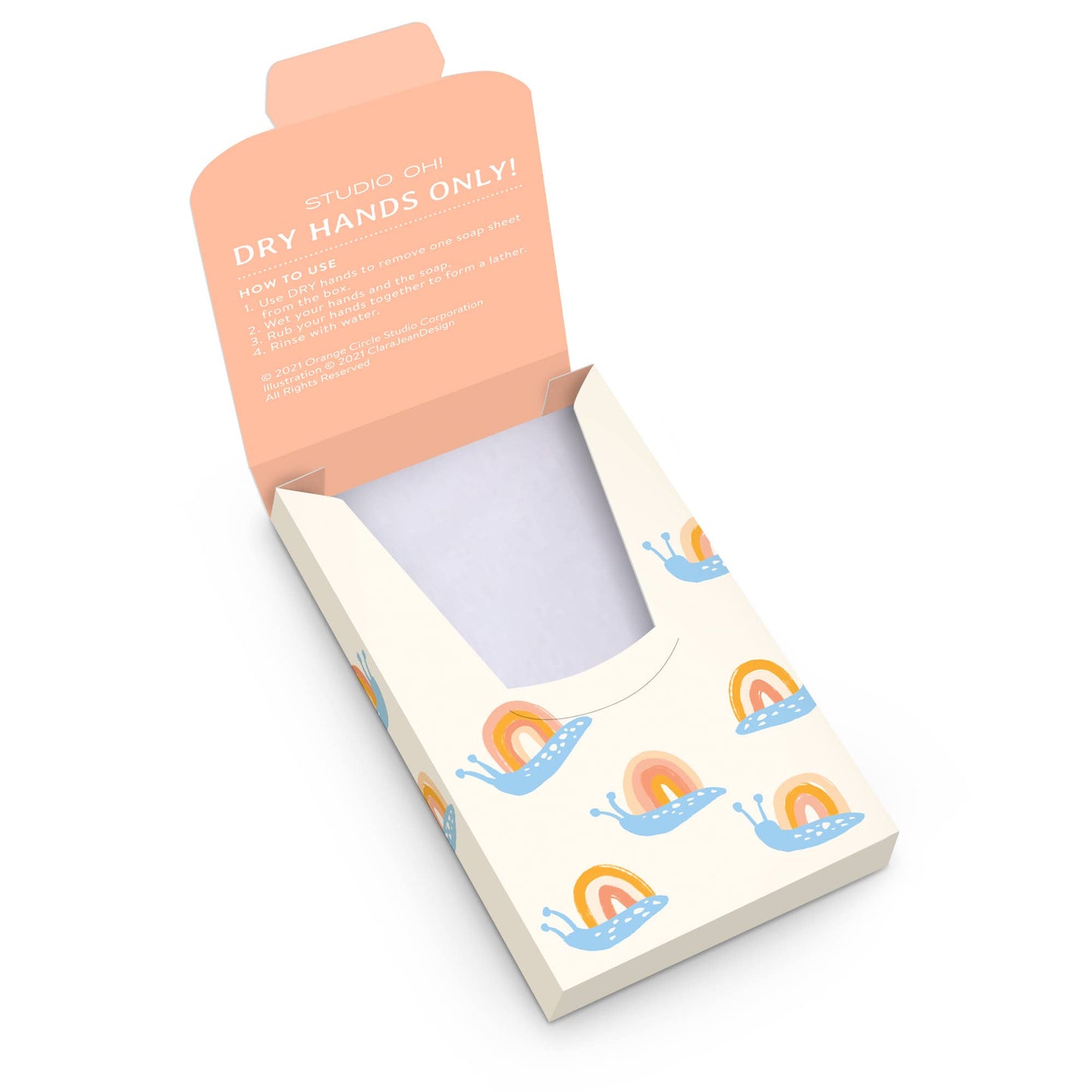 Rainbow Snails Single-Use Soap Sheets