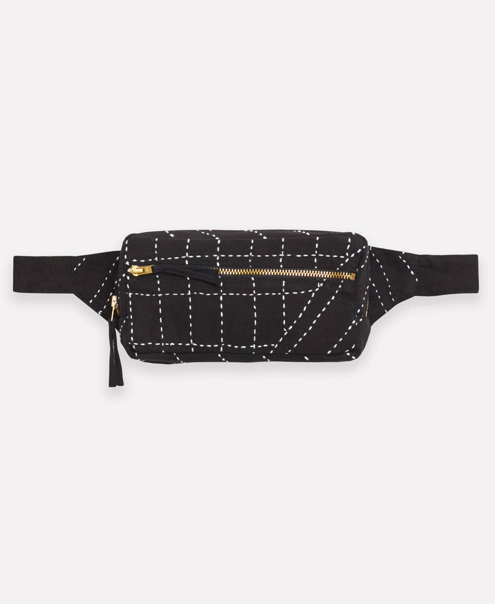 Kantha Crossbody Belt Bag