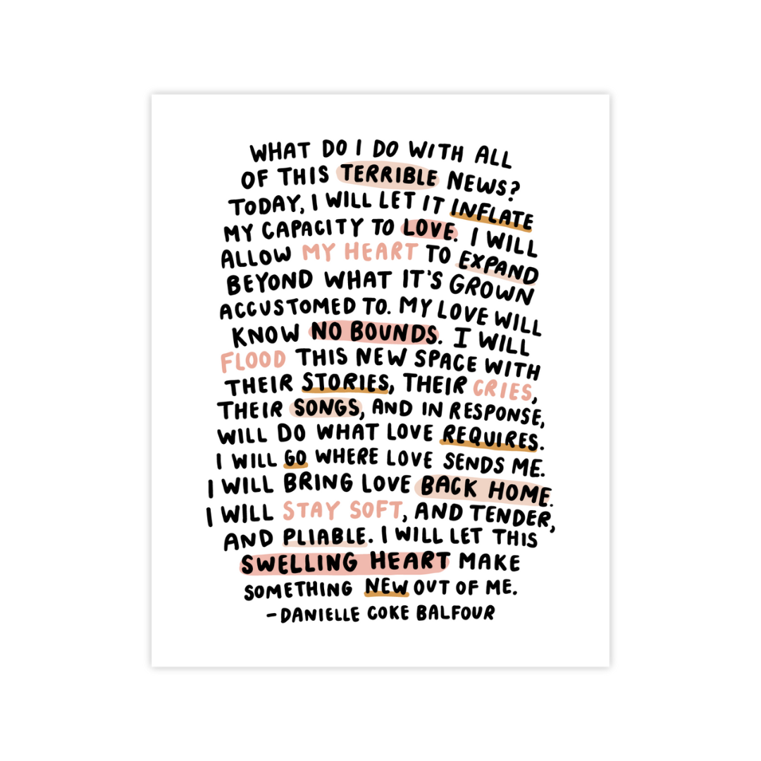 This Swelling Heart Print