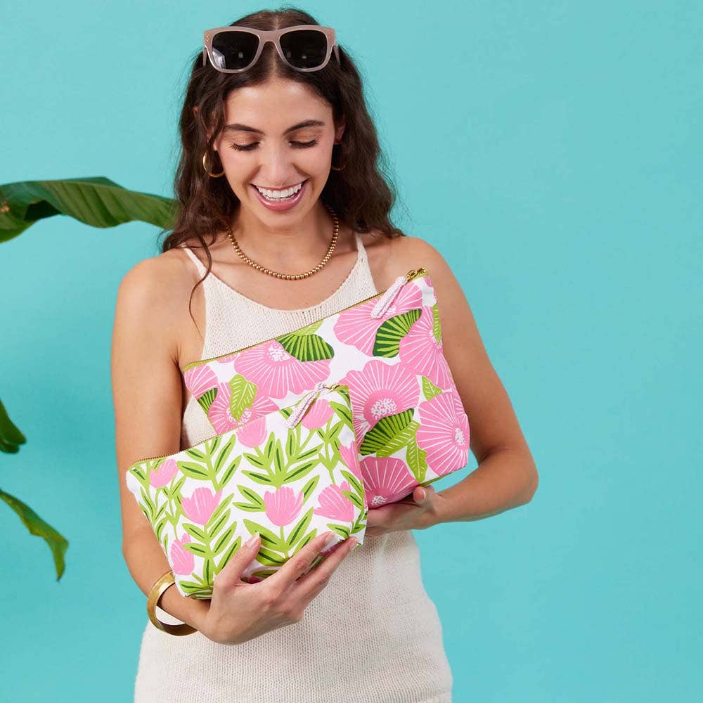Pink delight tulip pouch