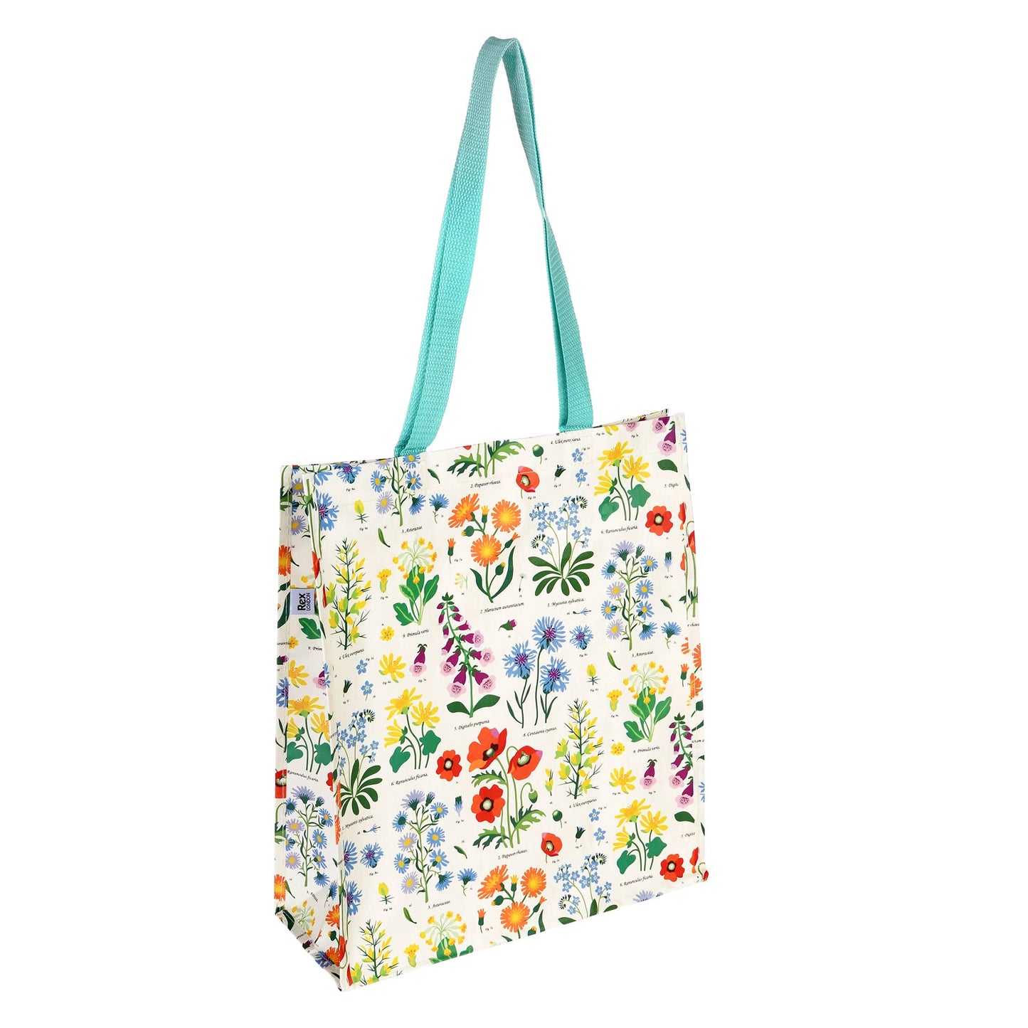 Recycled shopping bag - Wild Flowers
