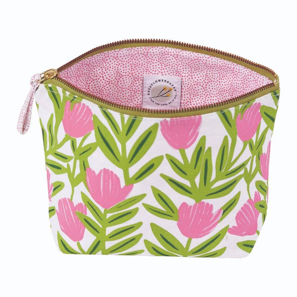 Pink delight tulip pouch