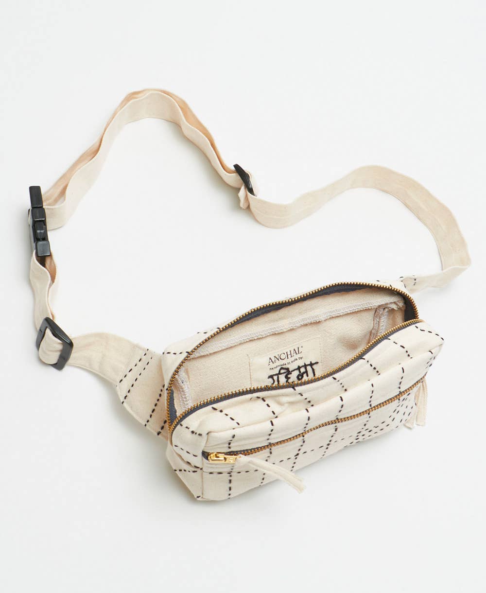 Kantha Crossbody Belt Bag