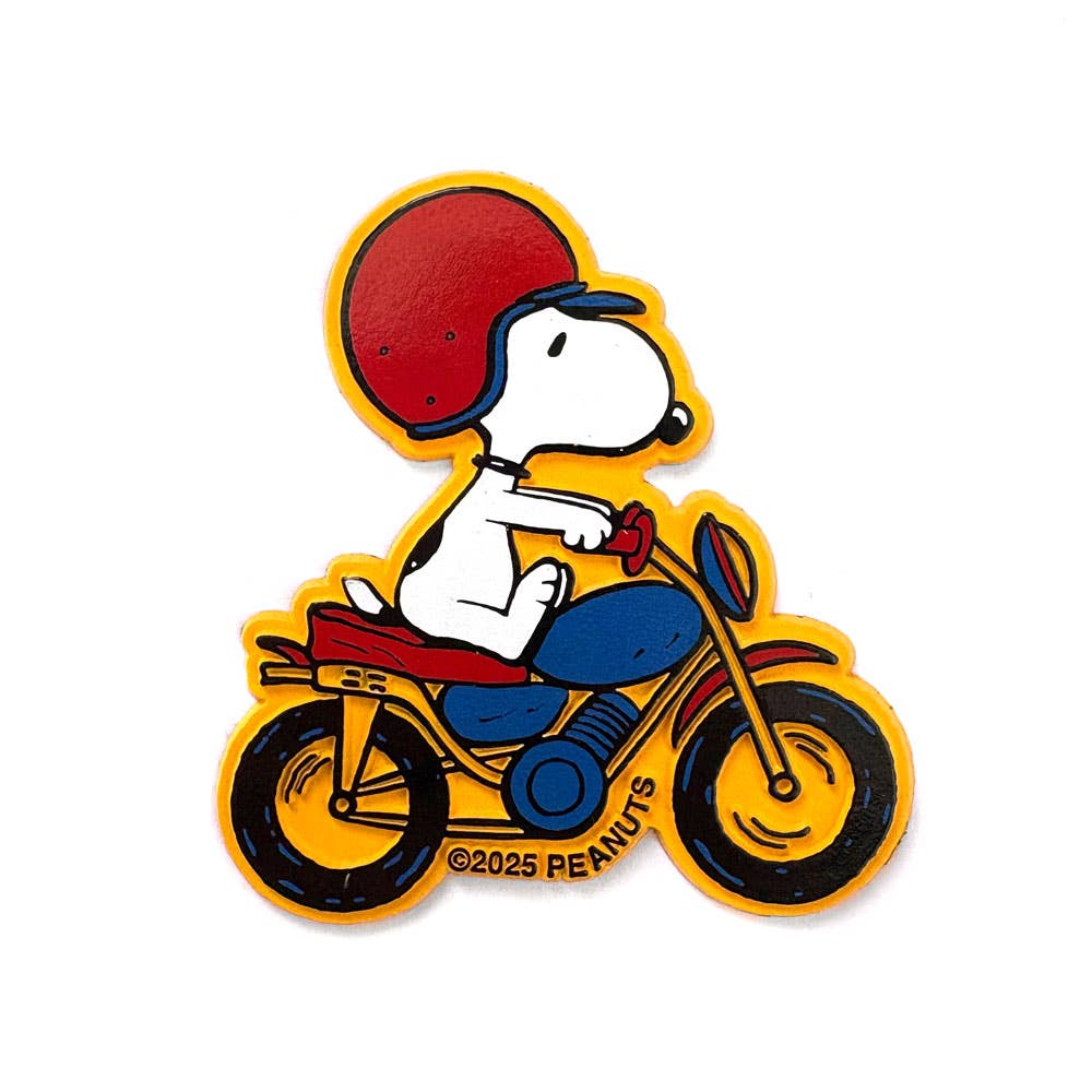 3P4 x Peanuts® - Snoopy Easy Rider Classic Fridge Magnet