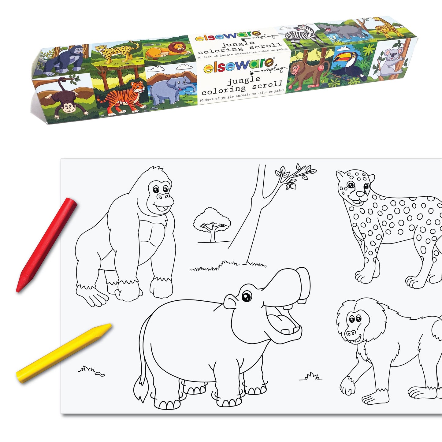 Coloring Scrolls from Elseware Unplug
