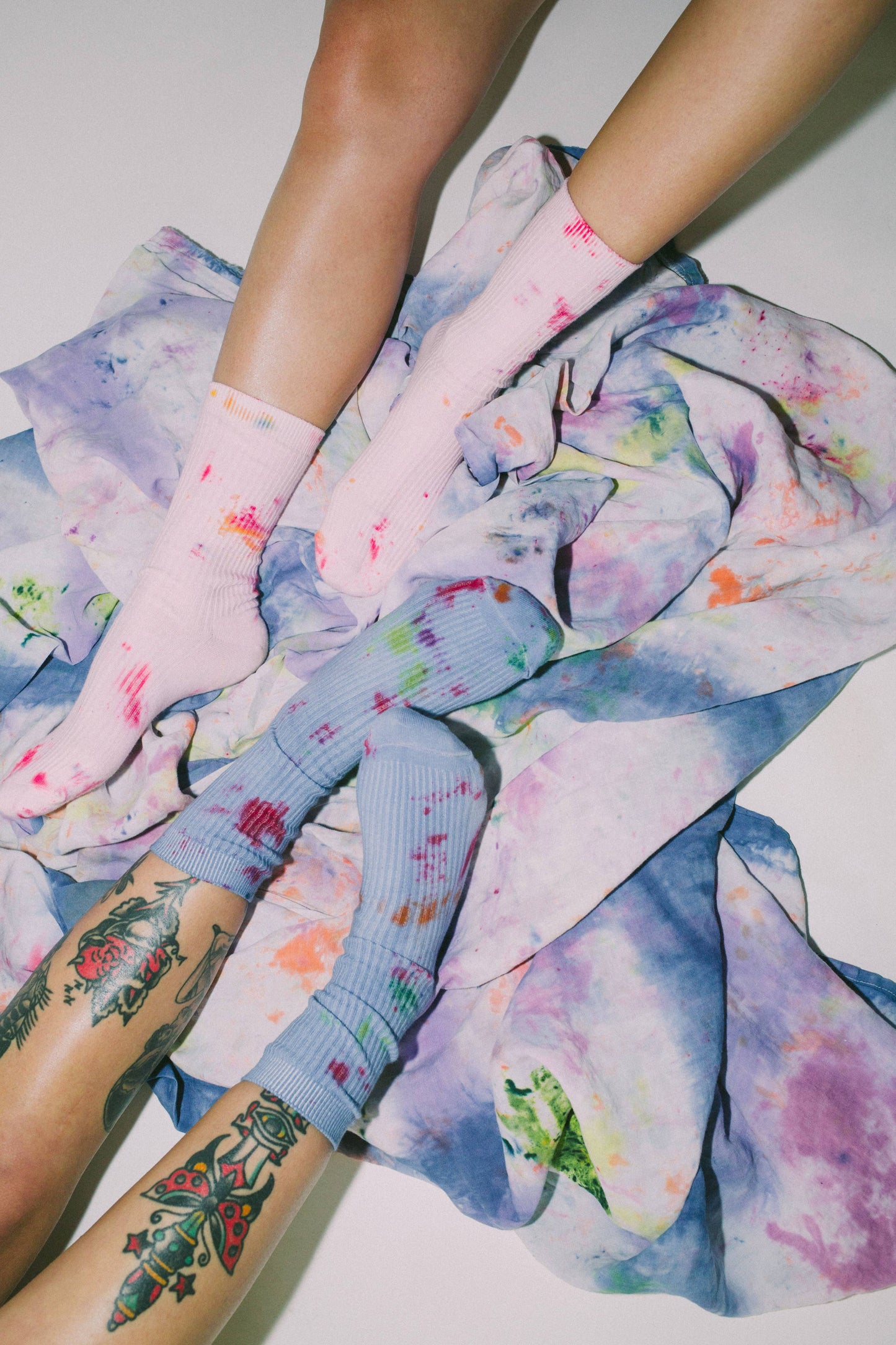 Painter's Hand-dyed Dressy Socks (Women's)