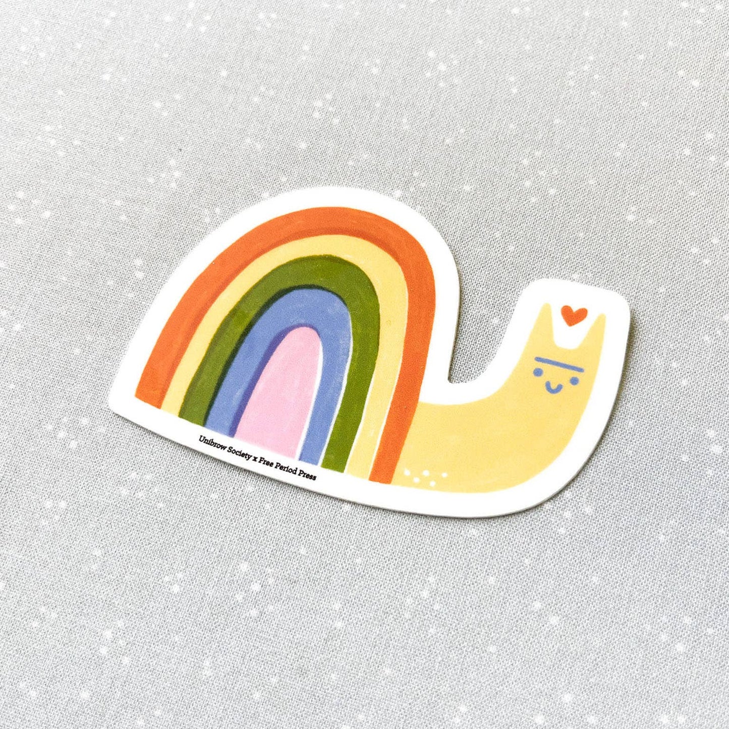 Rainbow Snail Vinyl Decal Sticker