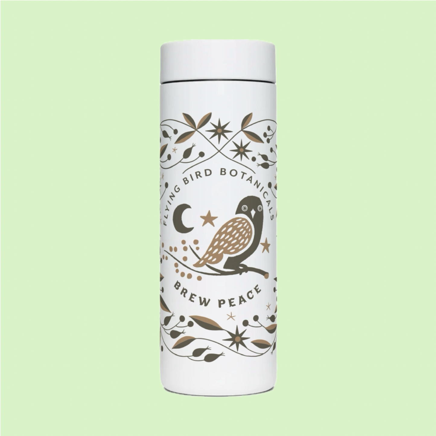 Flying Bird Botanicals Stainless Steel Insulated Tumbler - 16oz