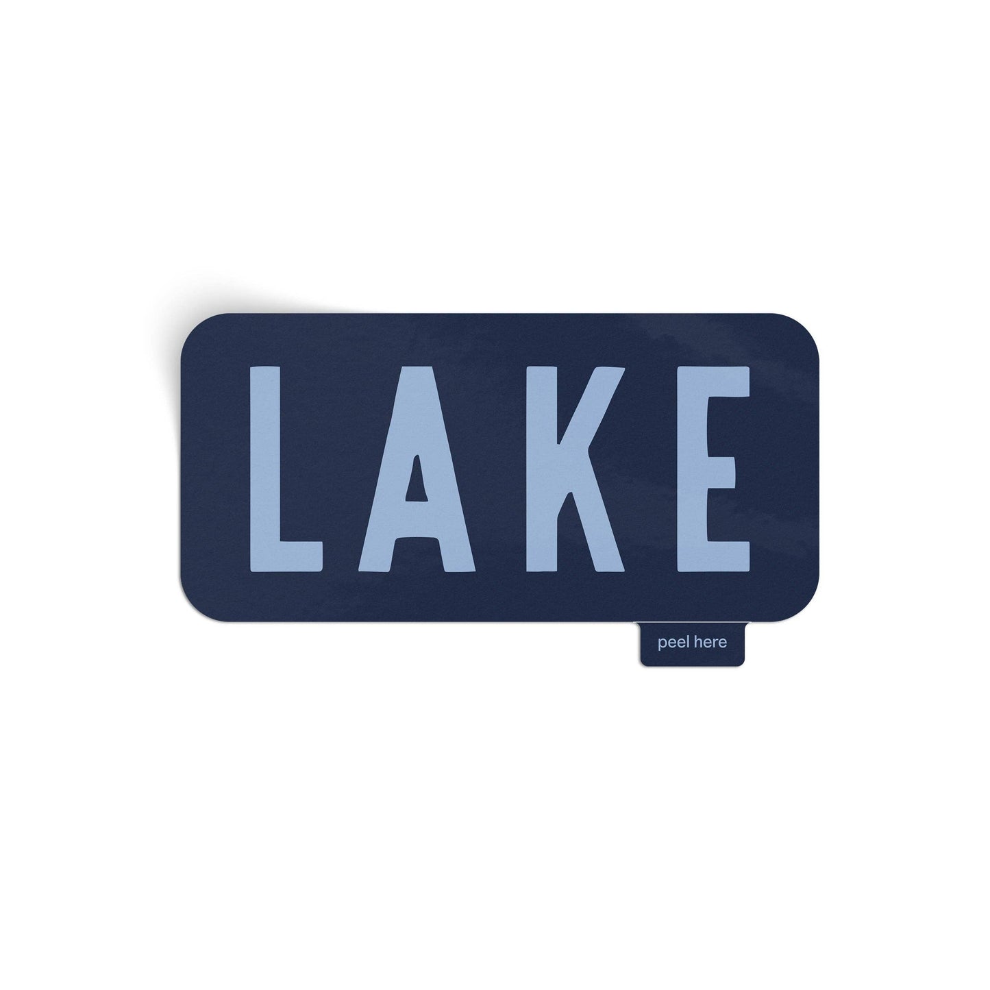 Lake Vinyl Sticker