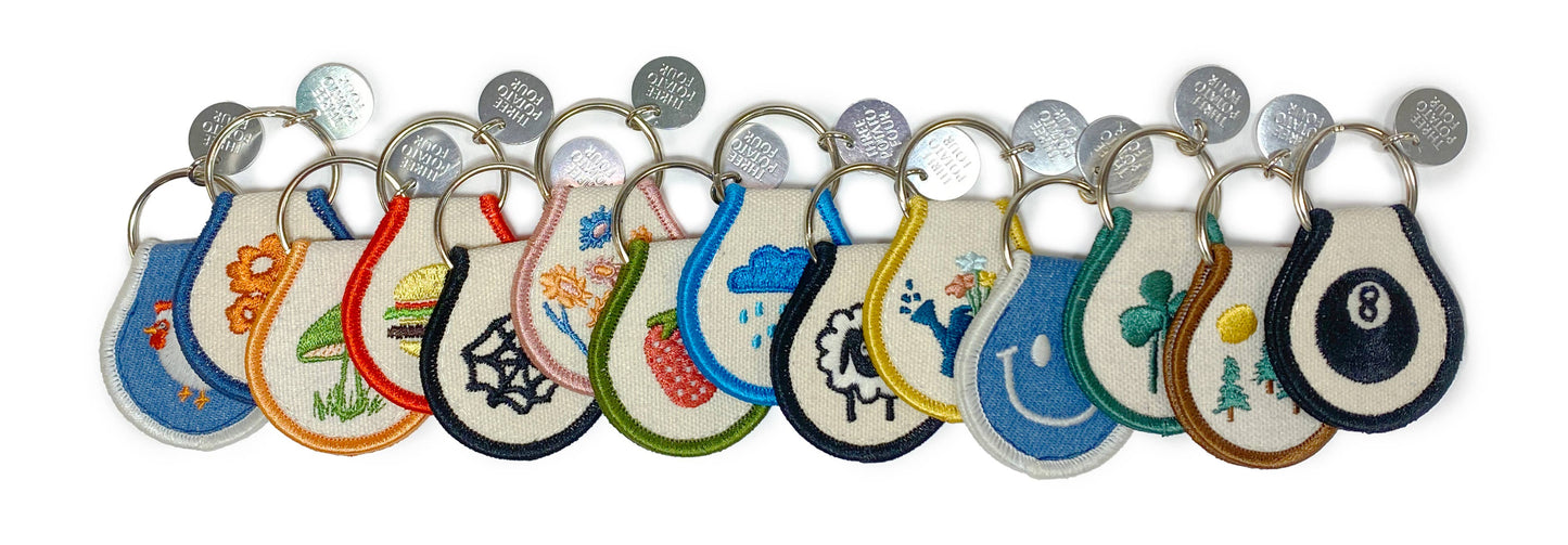 Patch Keychain - Orange Blossom