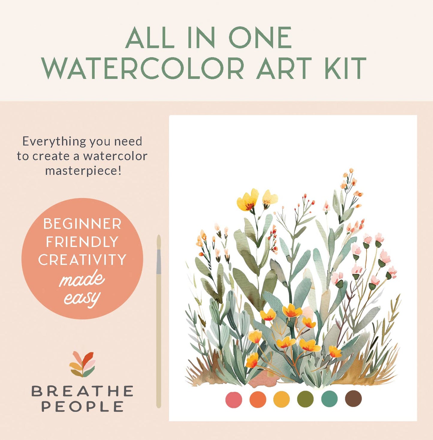 All-In-One Watercolor Kit: Desert Bloom