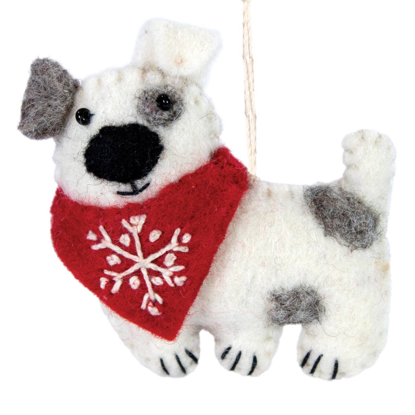Snowflake Patches Ornament Fair Trade