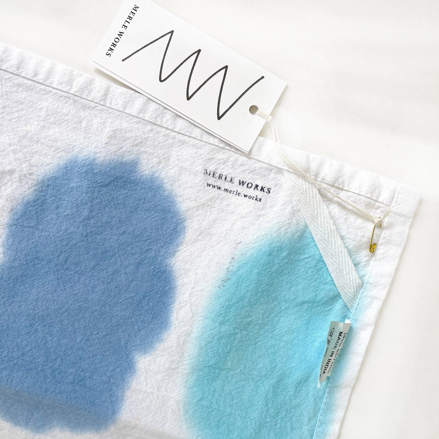 Color Study Hand-Painted Tea Towel by Merle Works