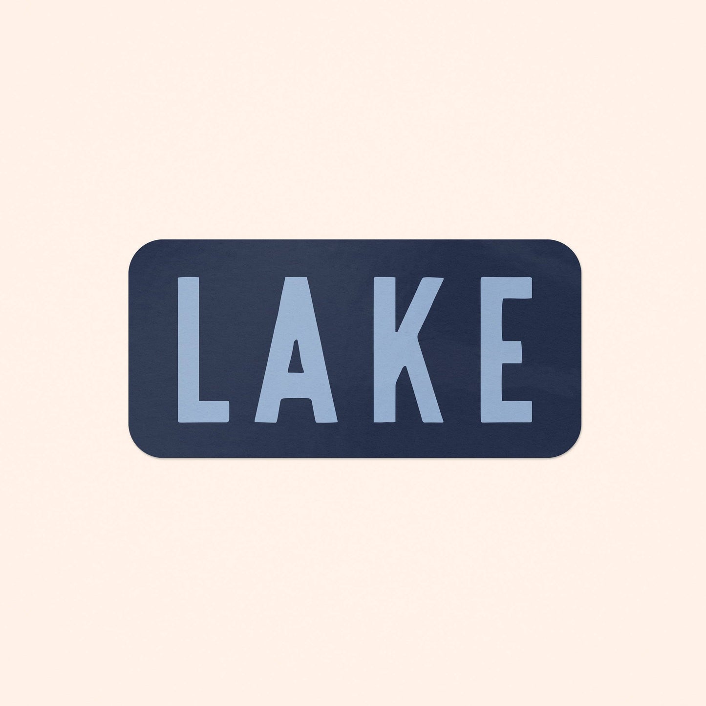Lake Vinyl Sticker