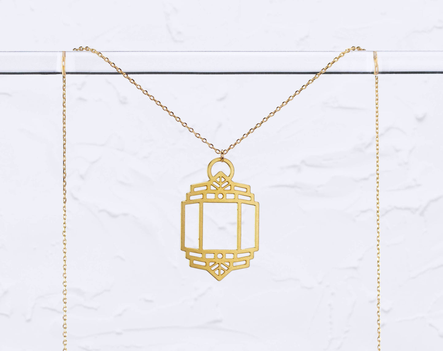 Art Deco Lantern Necklace