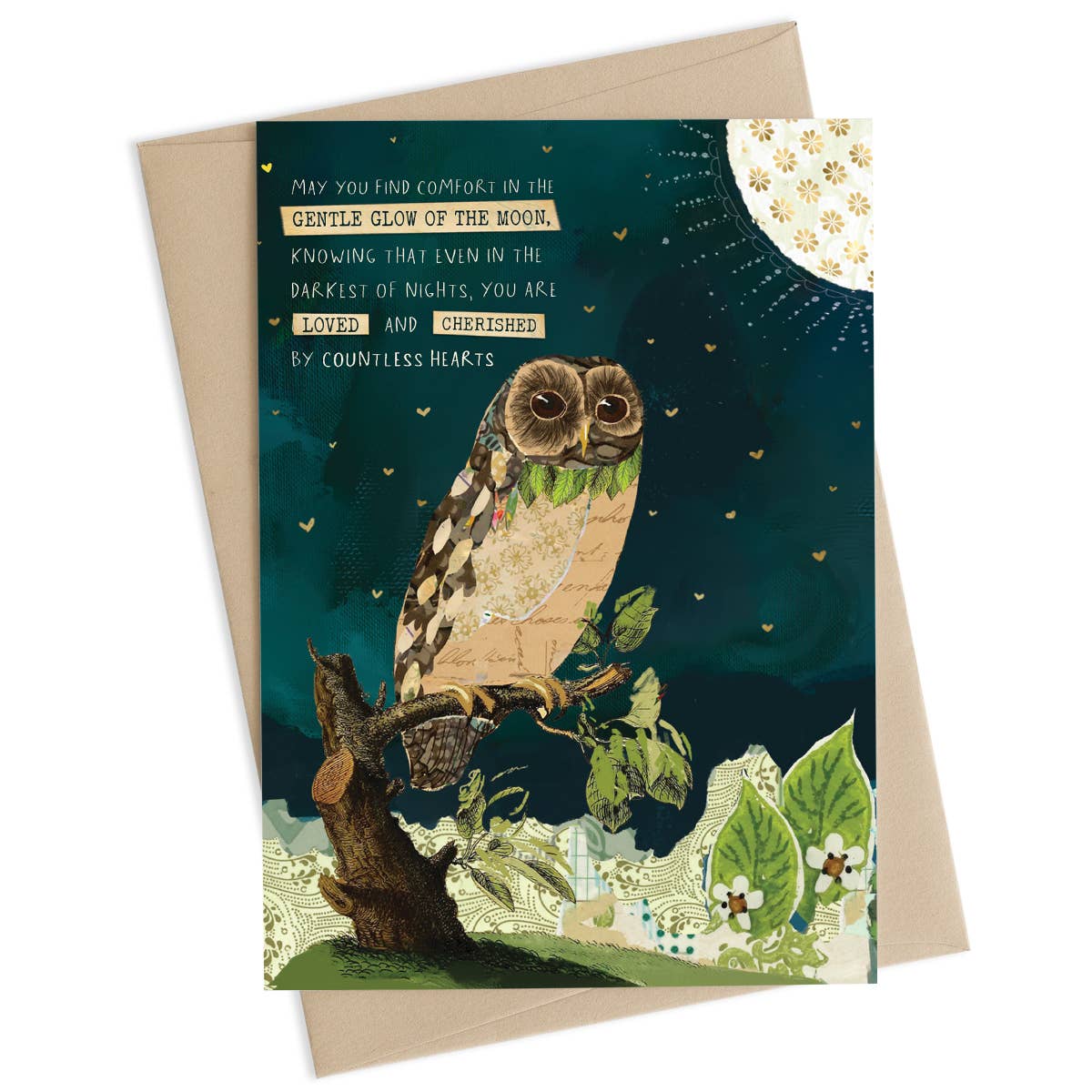 Owl & The Moon Encouragement Card