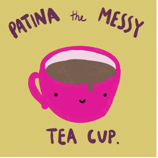Patina the Messy Tea Cup - DIY Craft Kit
