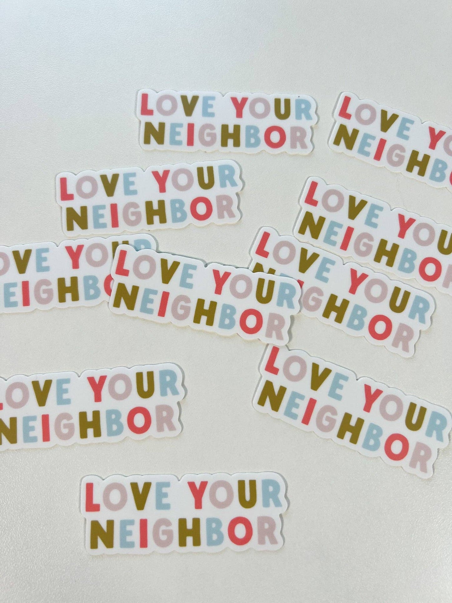 Love Your Neighbor Sticker