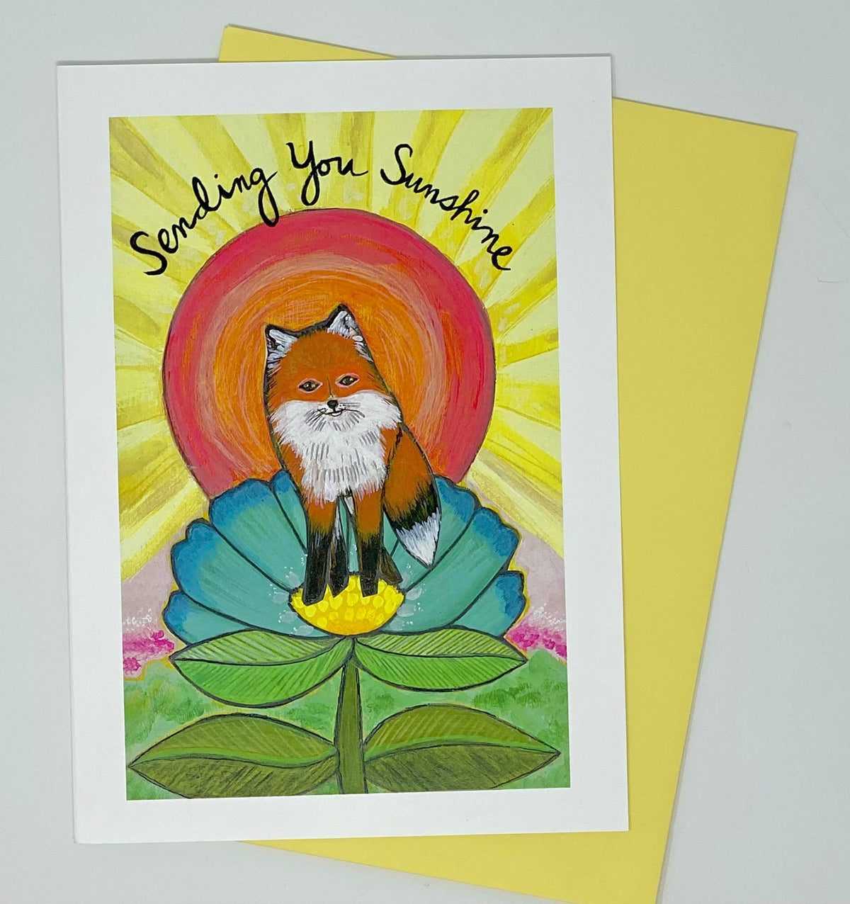 Sending You Sunshine Card by Lori Portka