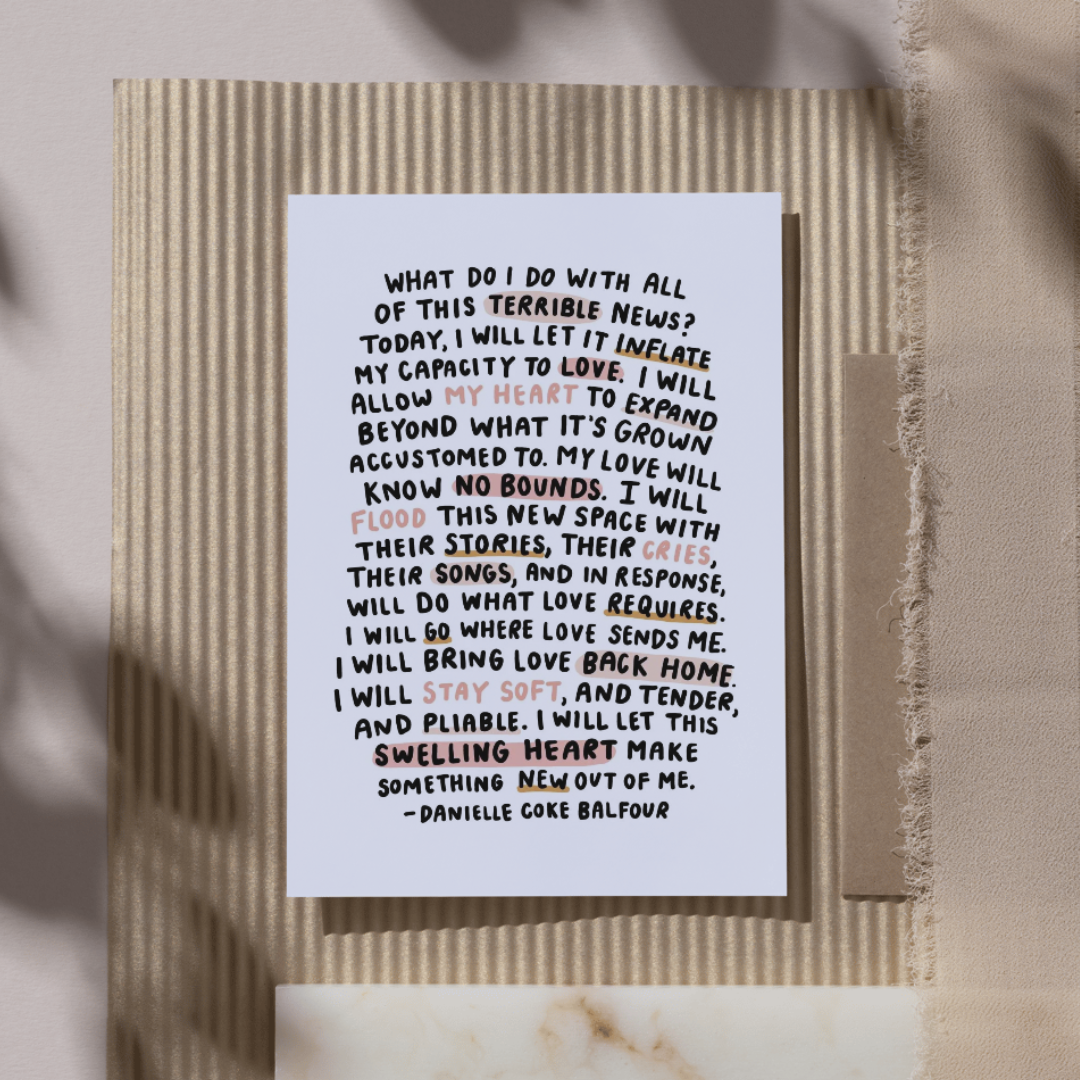 This Swelling Heart Mini Print